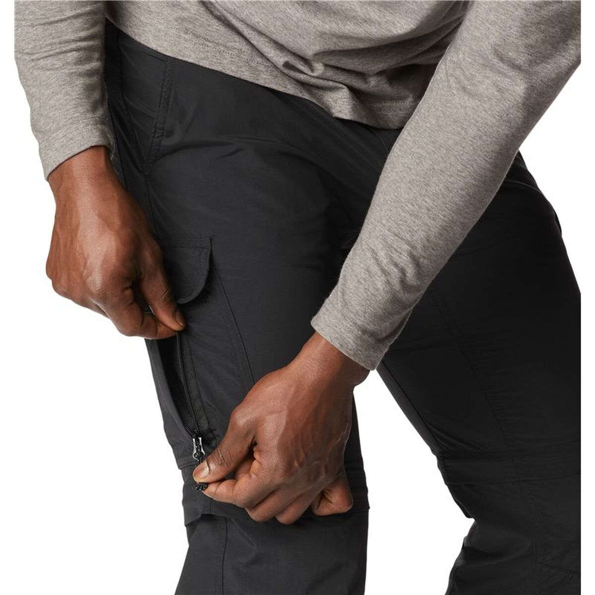 Pantalone Lungo Sportivo Columbia Silver Ridge™ II Convertible Nero Uomo