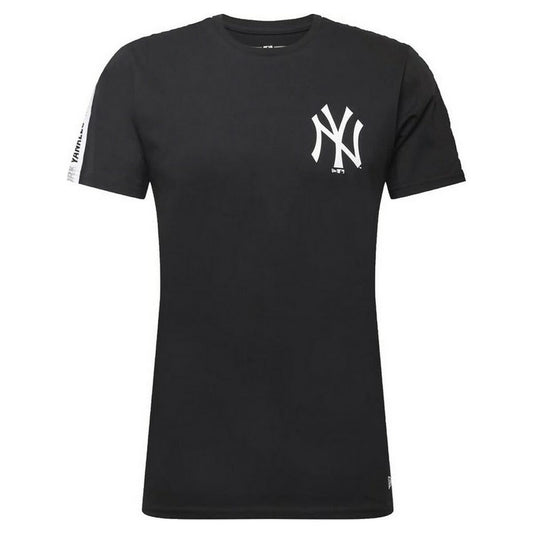 Maglia a Maniche Corte Uomo New Era NY Yankees Taped Sleeve Nero