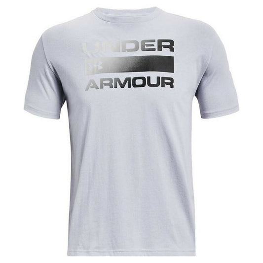 Maglia a Maniche Corte Uomo Under Armour Team Issue Grigio Grigio chiaro