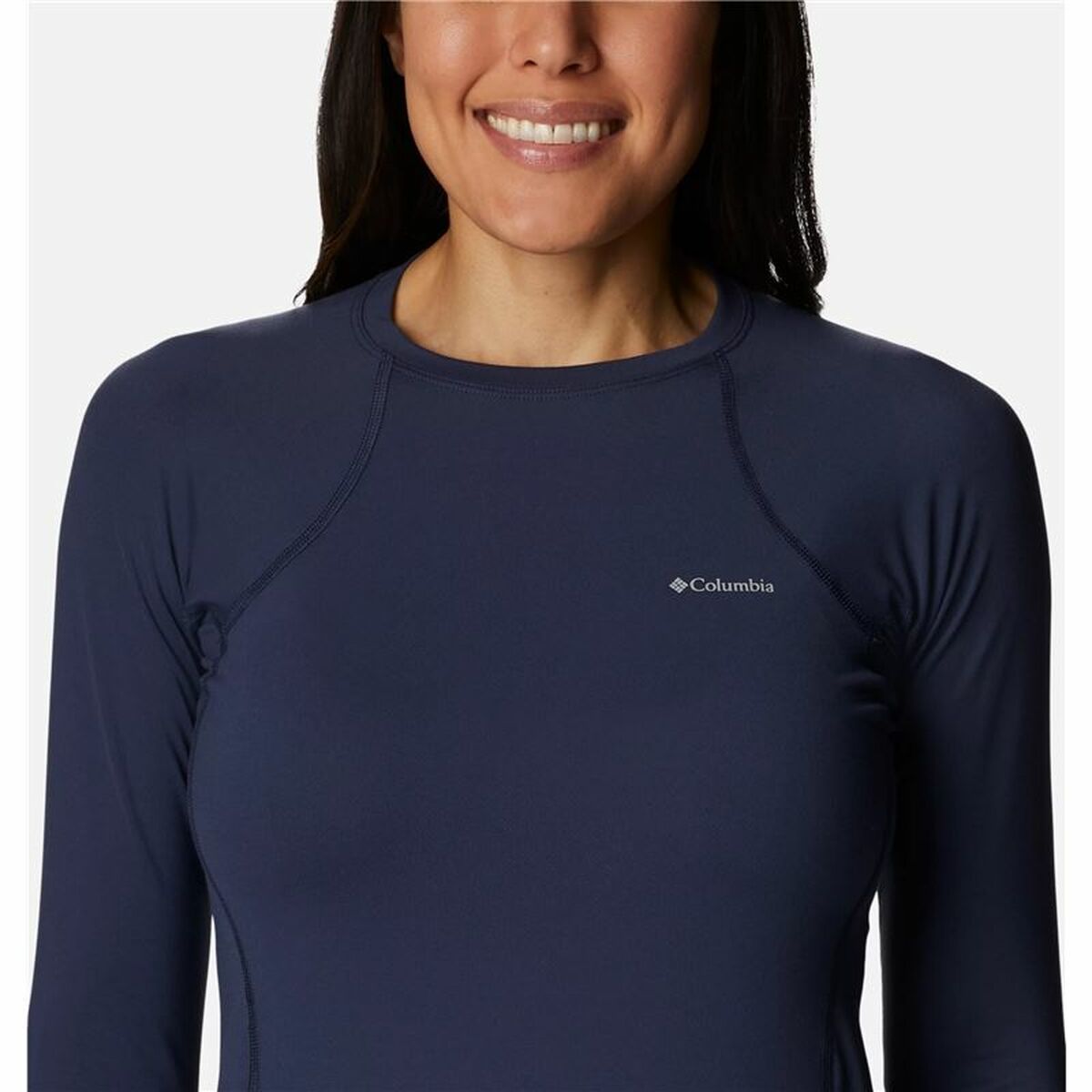 Maglia a Maniche Lunghe Donna Columbia Midweight Azzurro