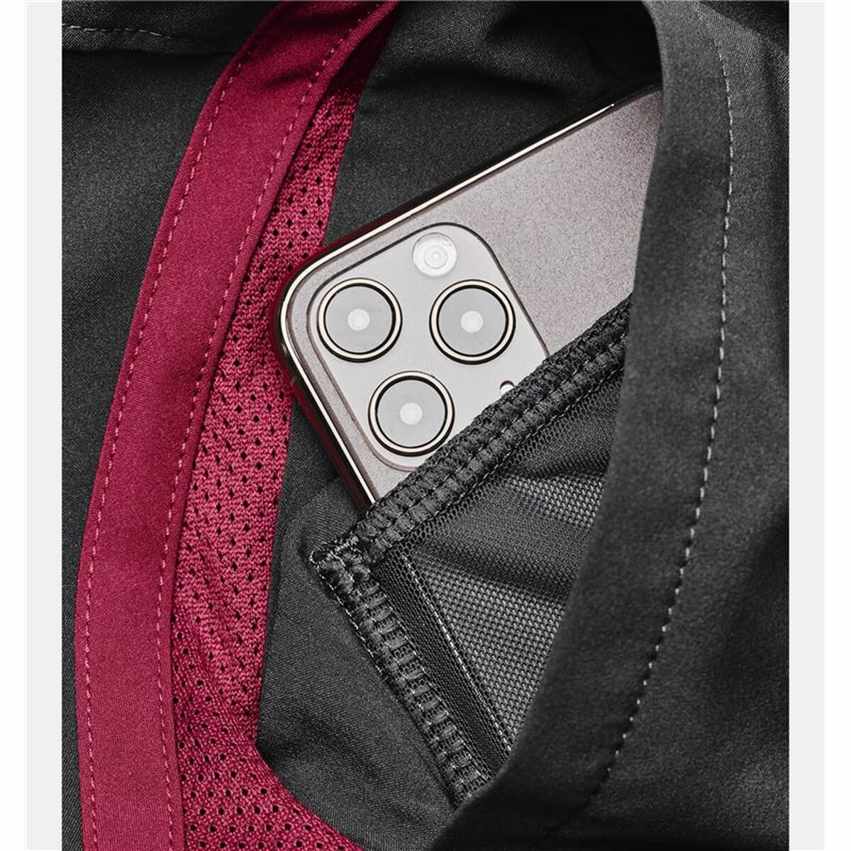 Pantaloni Corti Sportivi da Uomo Under Armour Launch SW Grigio scuro 5"