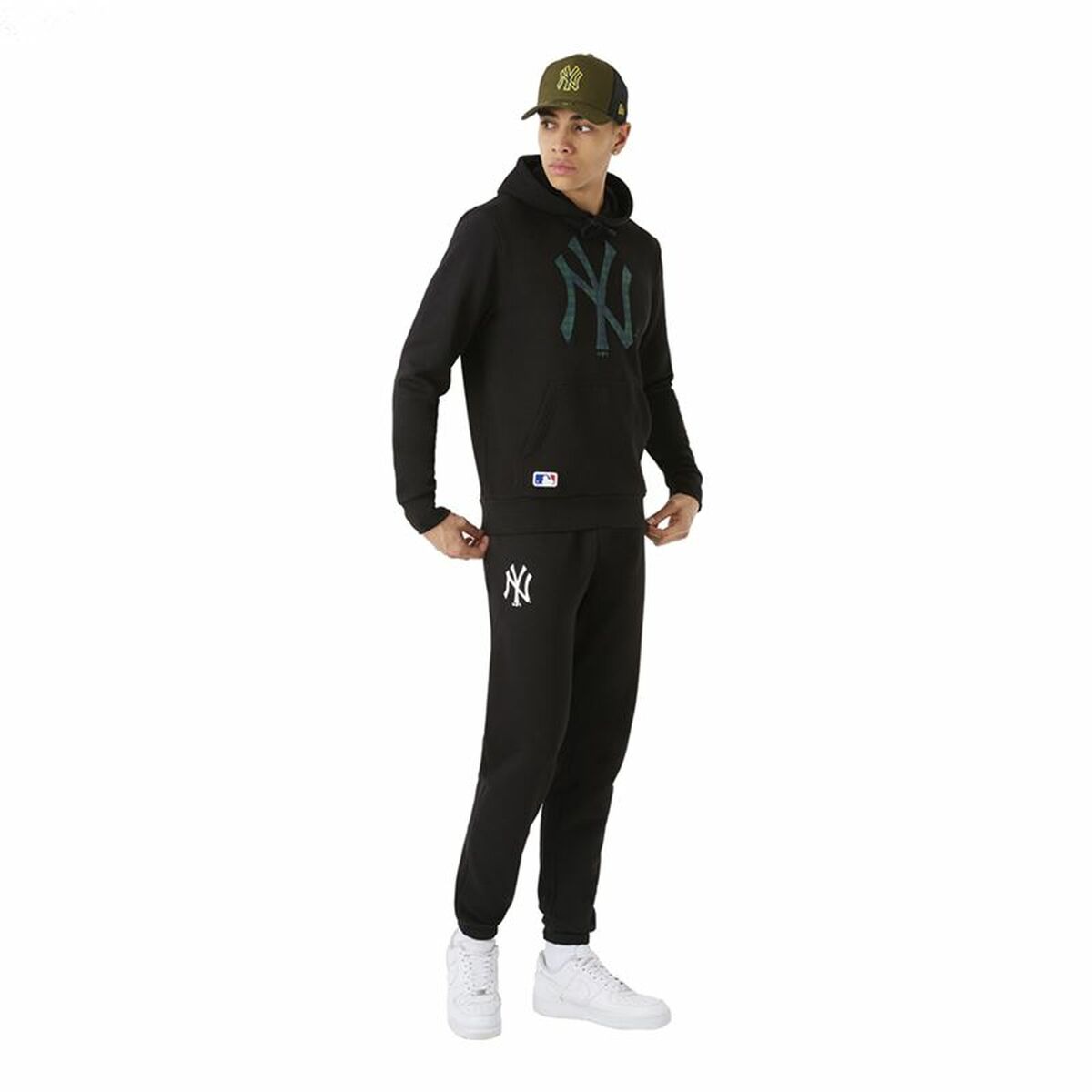 Pantalone Lungo Sportivo New Era Team Logo New York Yankees Nero