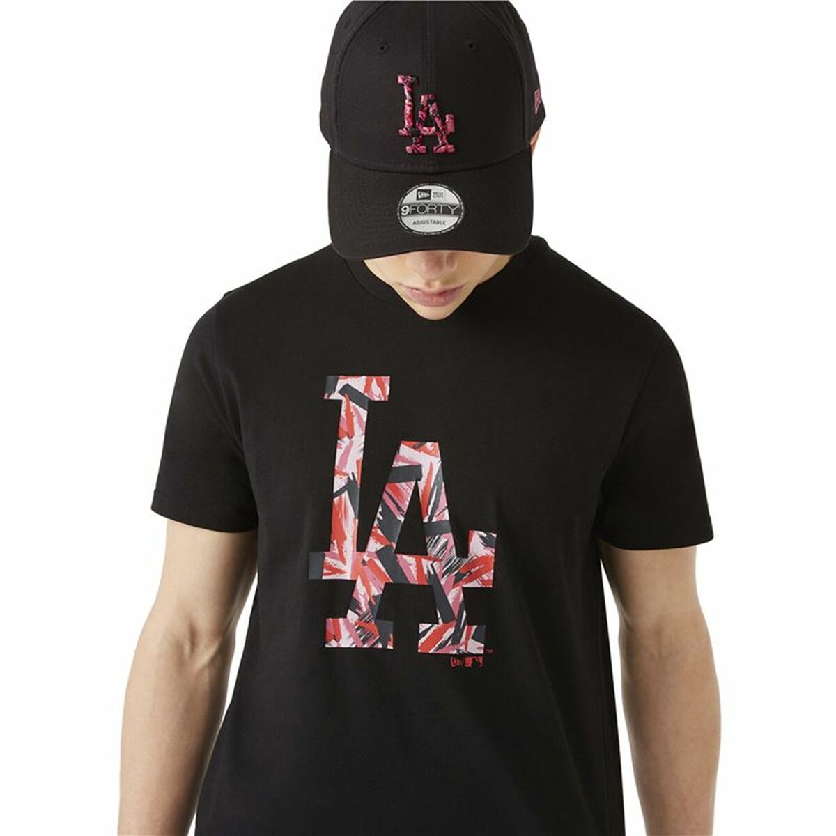 Maglia a Maniche Corte Uomo New Era LA Dodgers MLB Nero