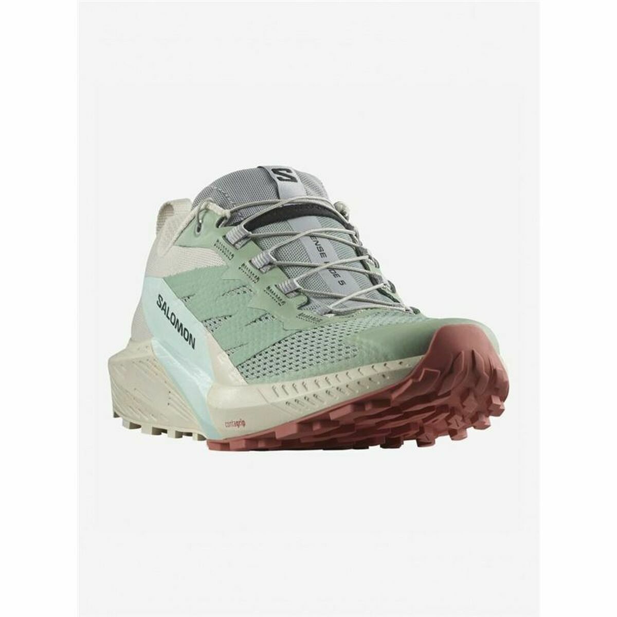 Scarpe Sportive da Donna Salomon Sense Ride 5 Montagna Verde Beige