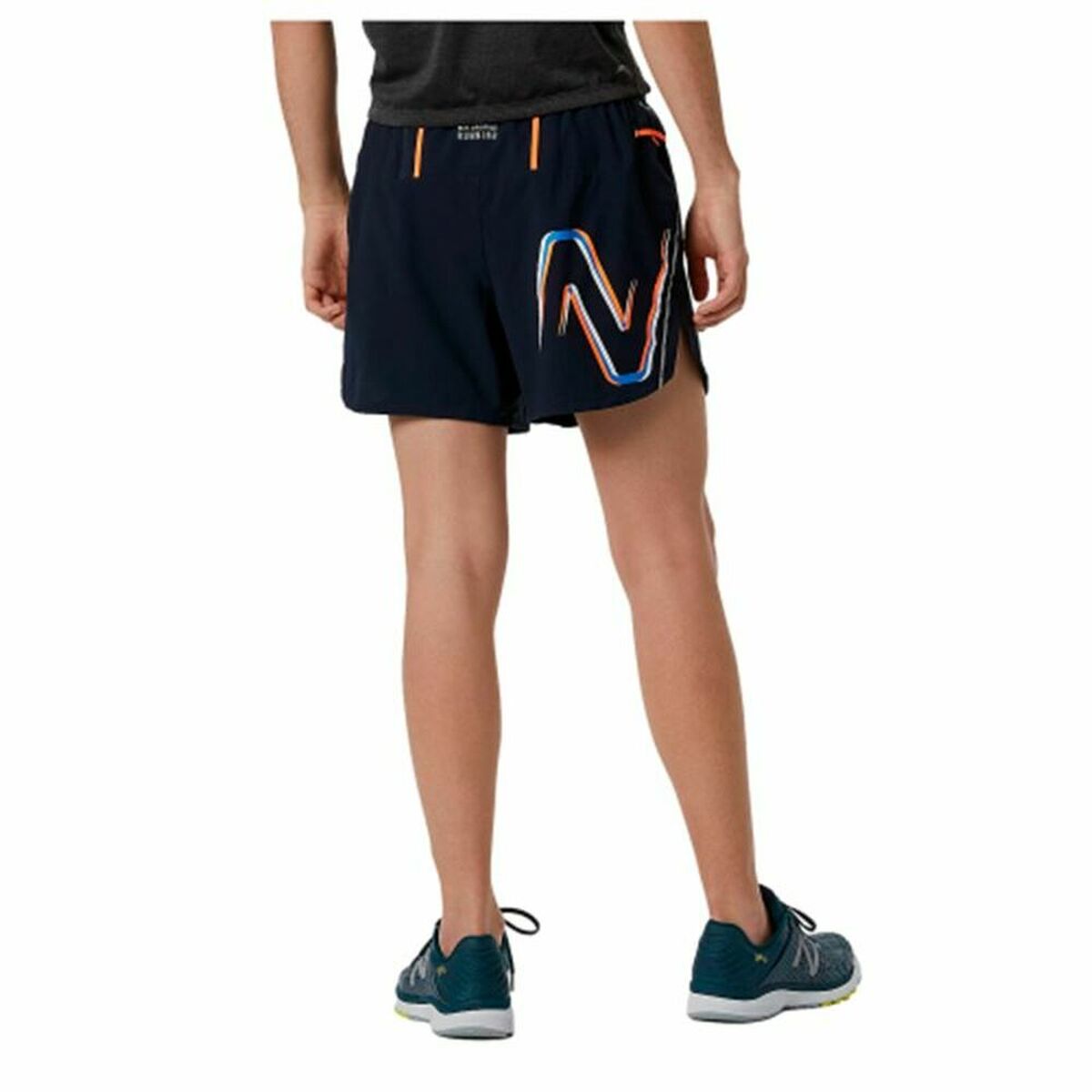 Pantaloni Corti Sportivi da Uomo New Balance Graphic Impact Run 5 Inch