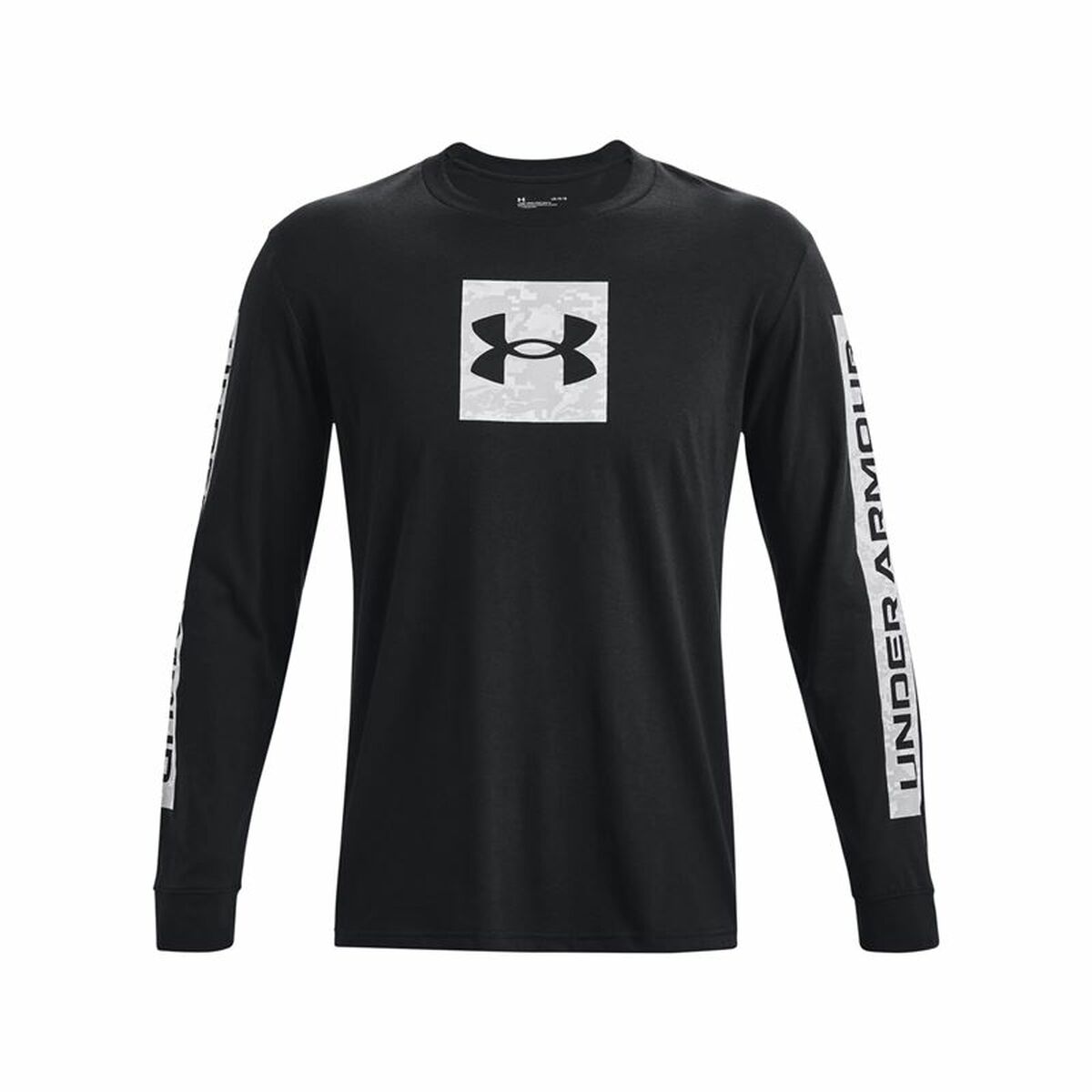 Camicia a Maniche Lunghe Uomo Under Armour Camo Boxed Nero