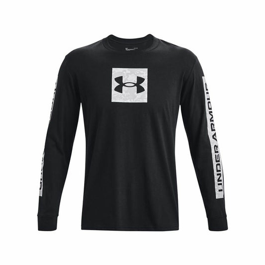 Camicia a Maniche Lunghe Uomo Under Armour Camo Boxed Nero