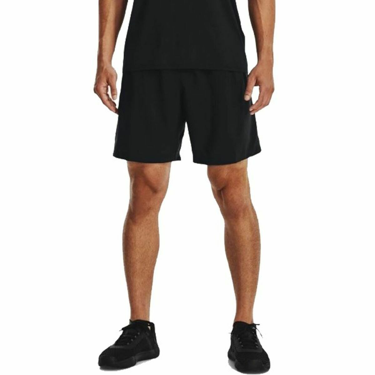 Pantaloni Corti Sportivi da Uomo Under Armour Woven Graphic Nero Uomo