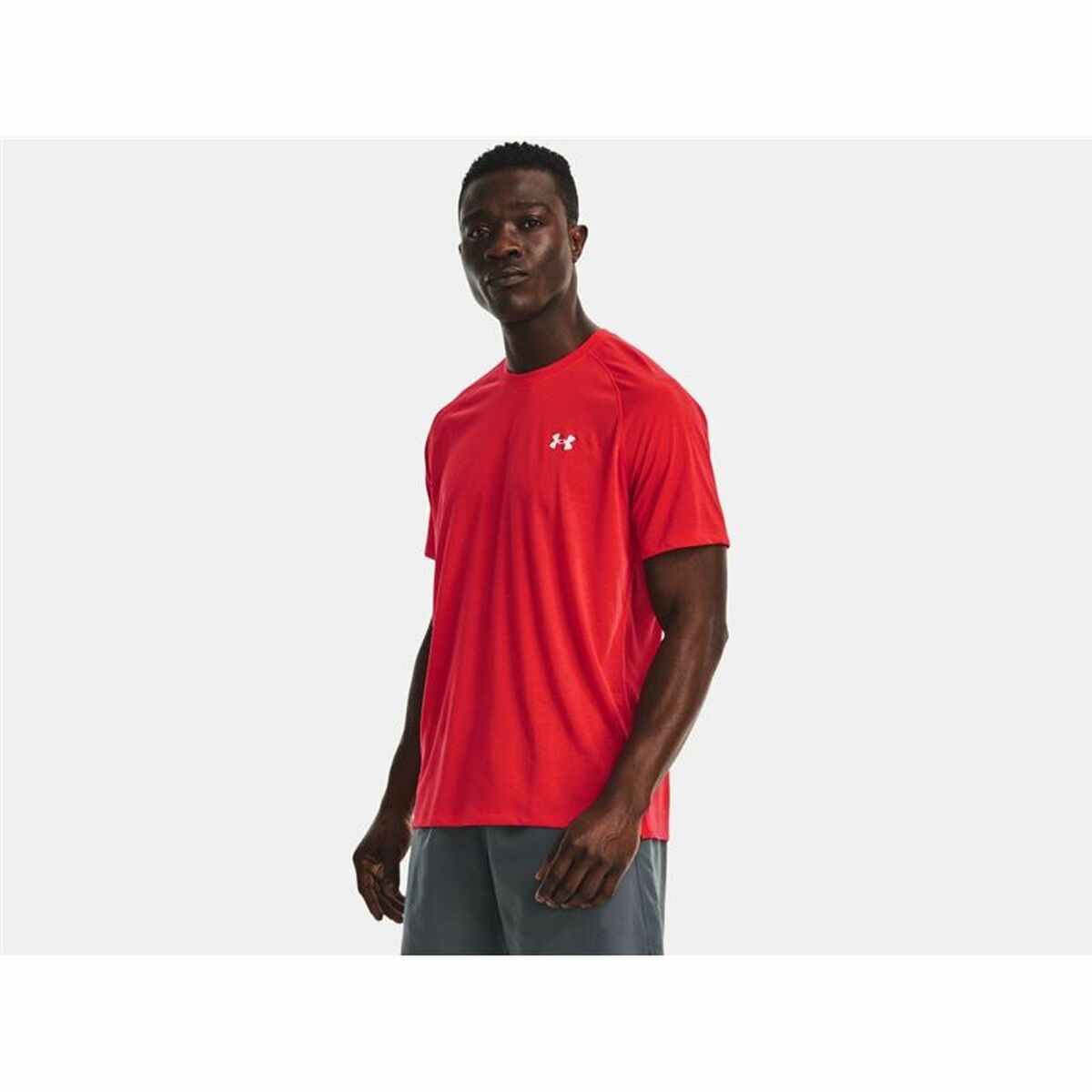 Maglia a Maniche Corte Uomo Under Armour Streaker Rosso