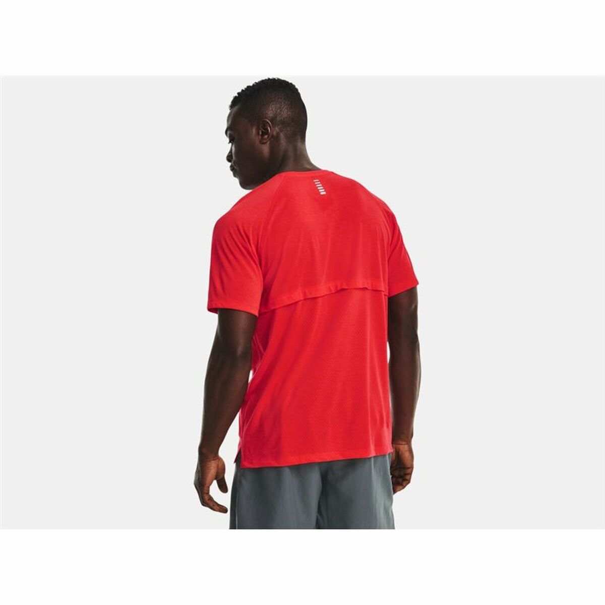 Maglia a Maniche Corte Uomo Under Armour Streaker Rosso