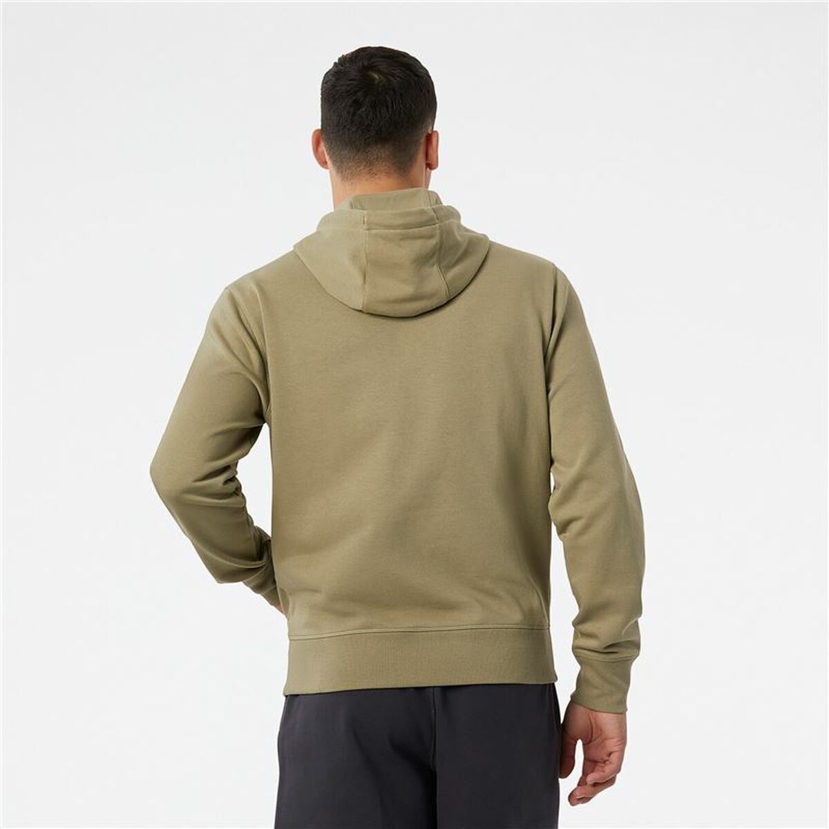 Felpa con Cappuccio Uomo New Balance Essentials Marrone Chiaro