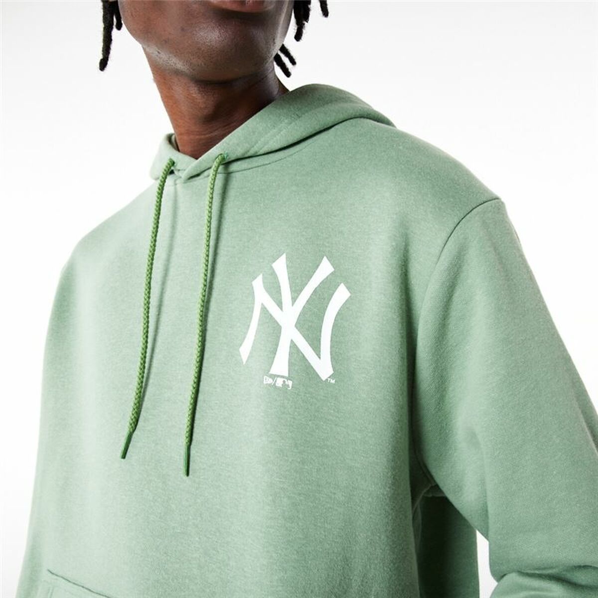 Felpa con Cappuccio Unisex New Era MLB New York Verde Chiaro