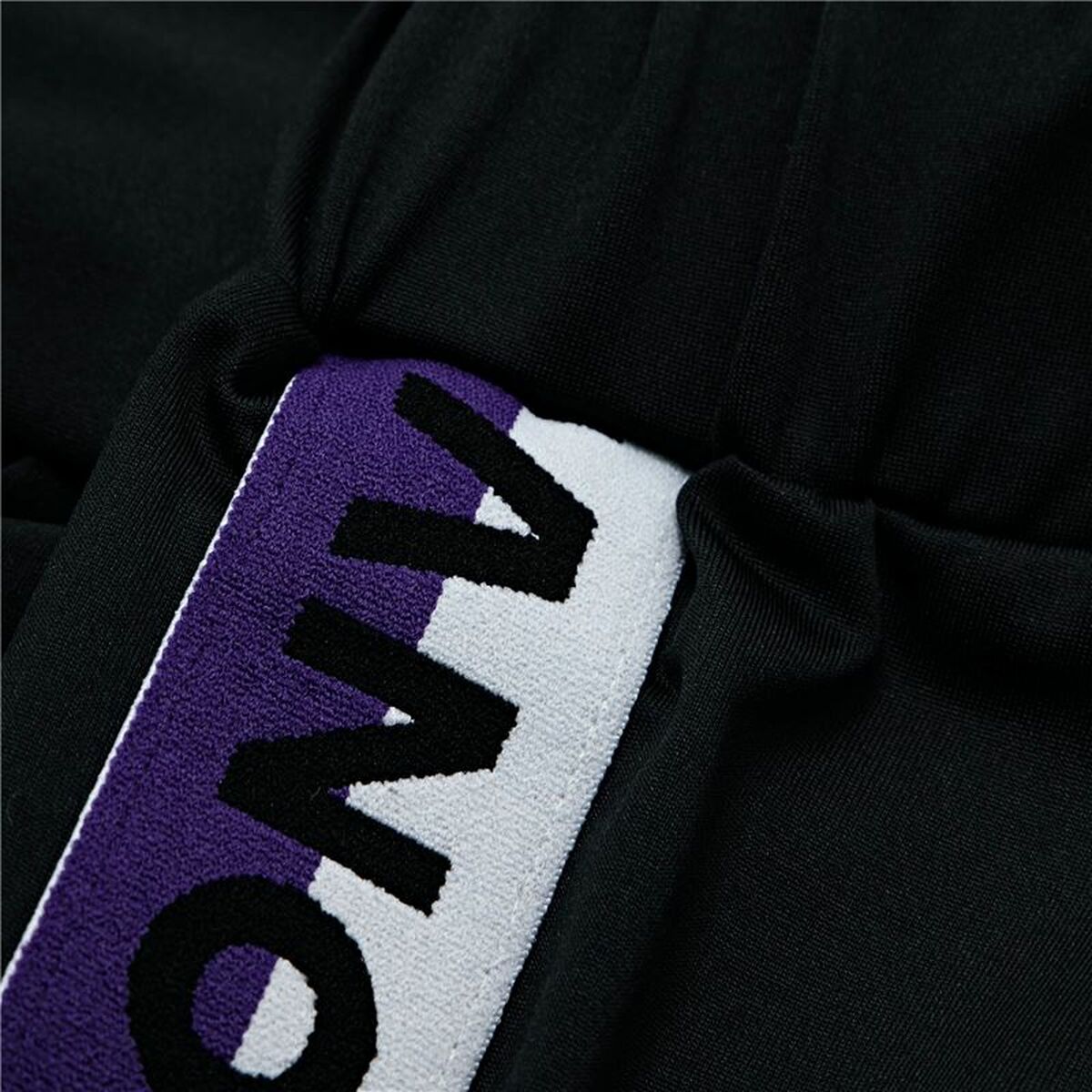 Leggings Sportivi per Bambini Converse Wordmark Taping Nero