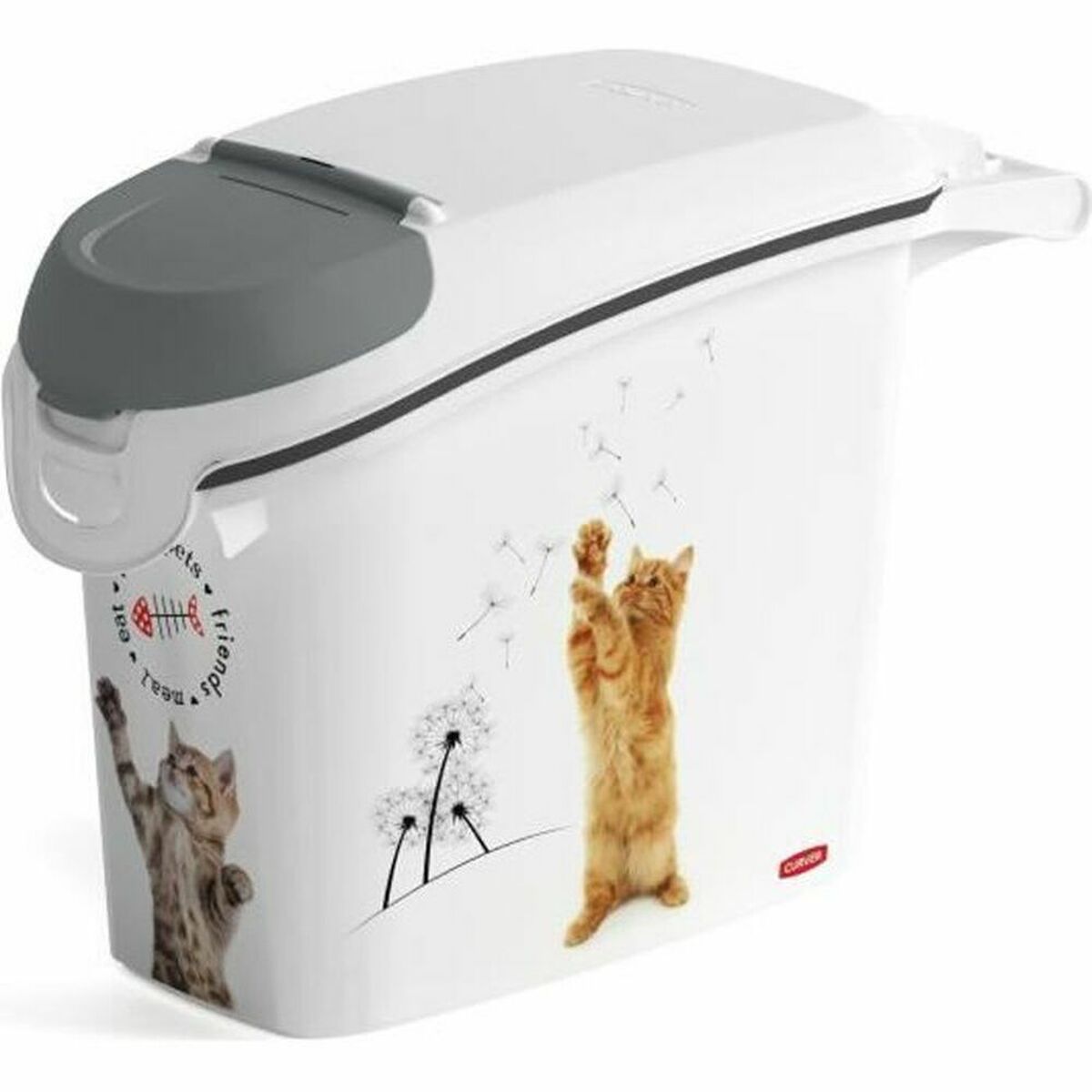 Contenitore per alimenti per animali domestici Curver Love Pets Bianco 15 L 6 Kg