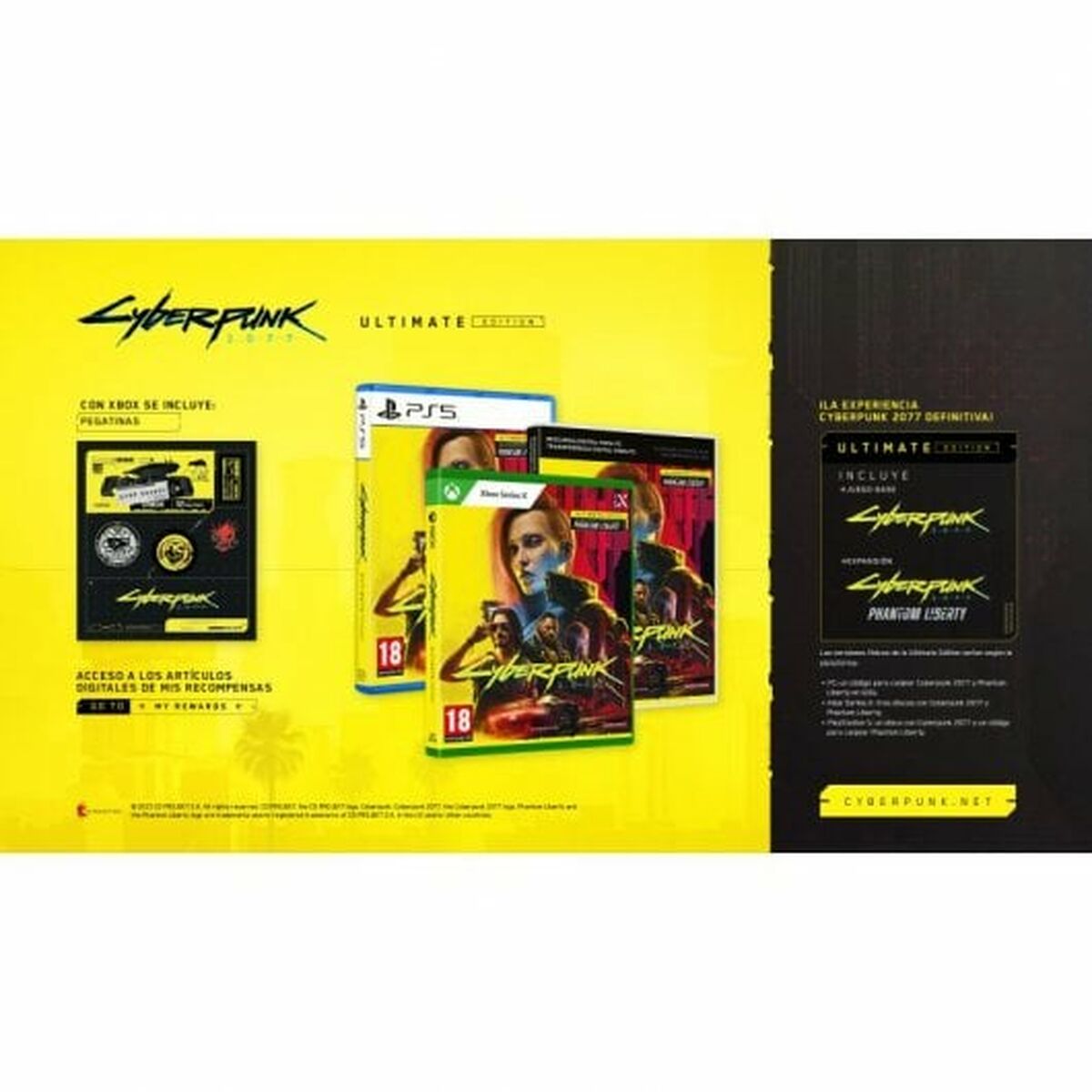 Videogioco PlayStation 5 Bandai Namco Cyberpunk 2077 Ultimate Edition (ES)