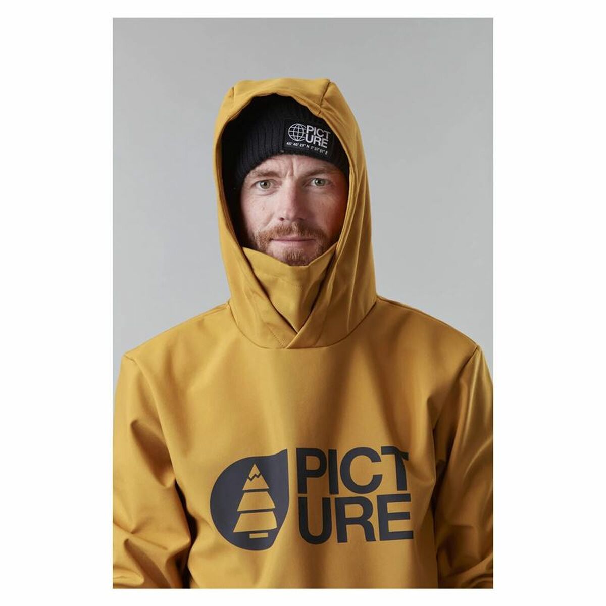 Felpa con Cappuccio Uomo Picture Giallo