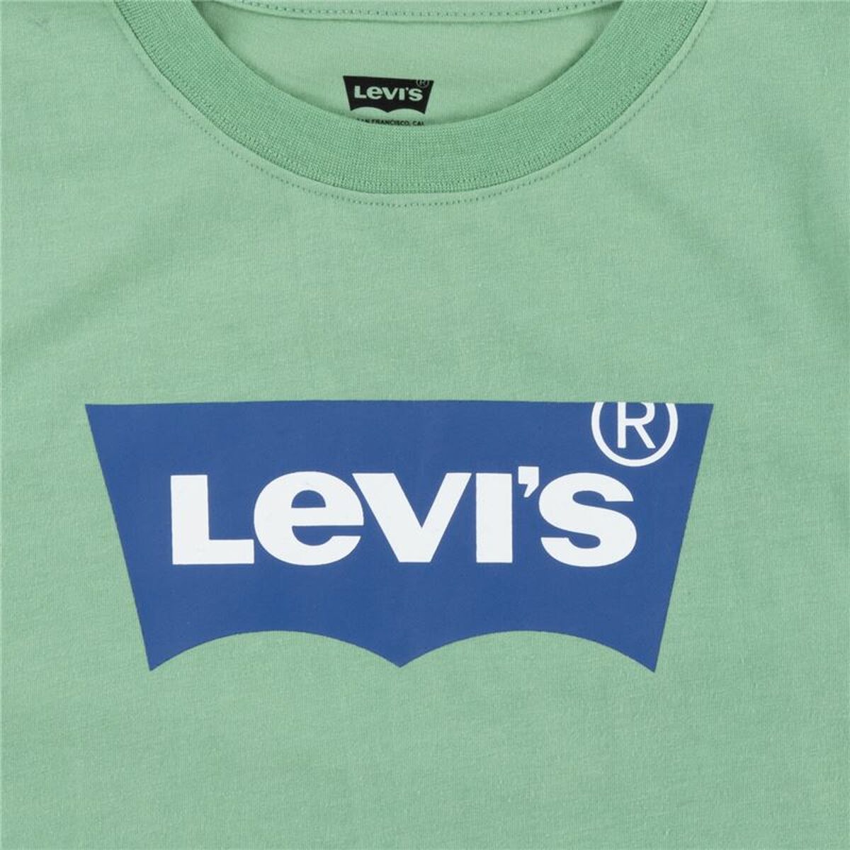 Maglia a Maniche Corte per Bambini Levi's Batwing Meadow Verde
