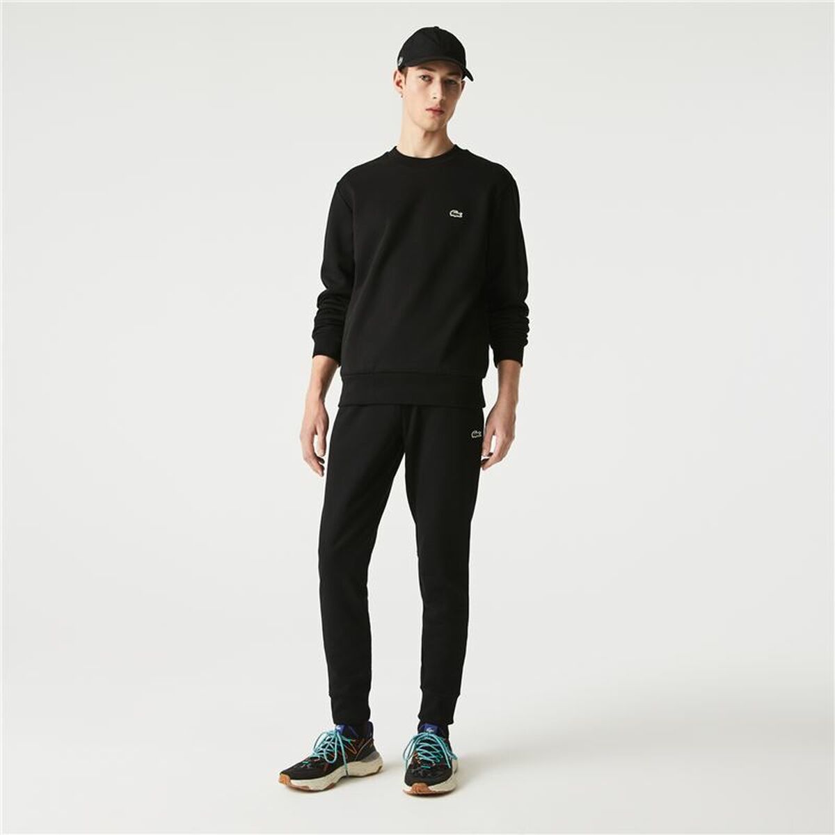 Pantalone Lungo Sportivo Lacoste Nero Uomo
