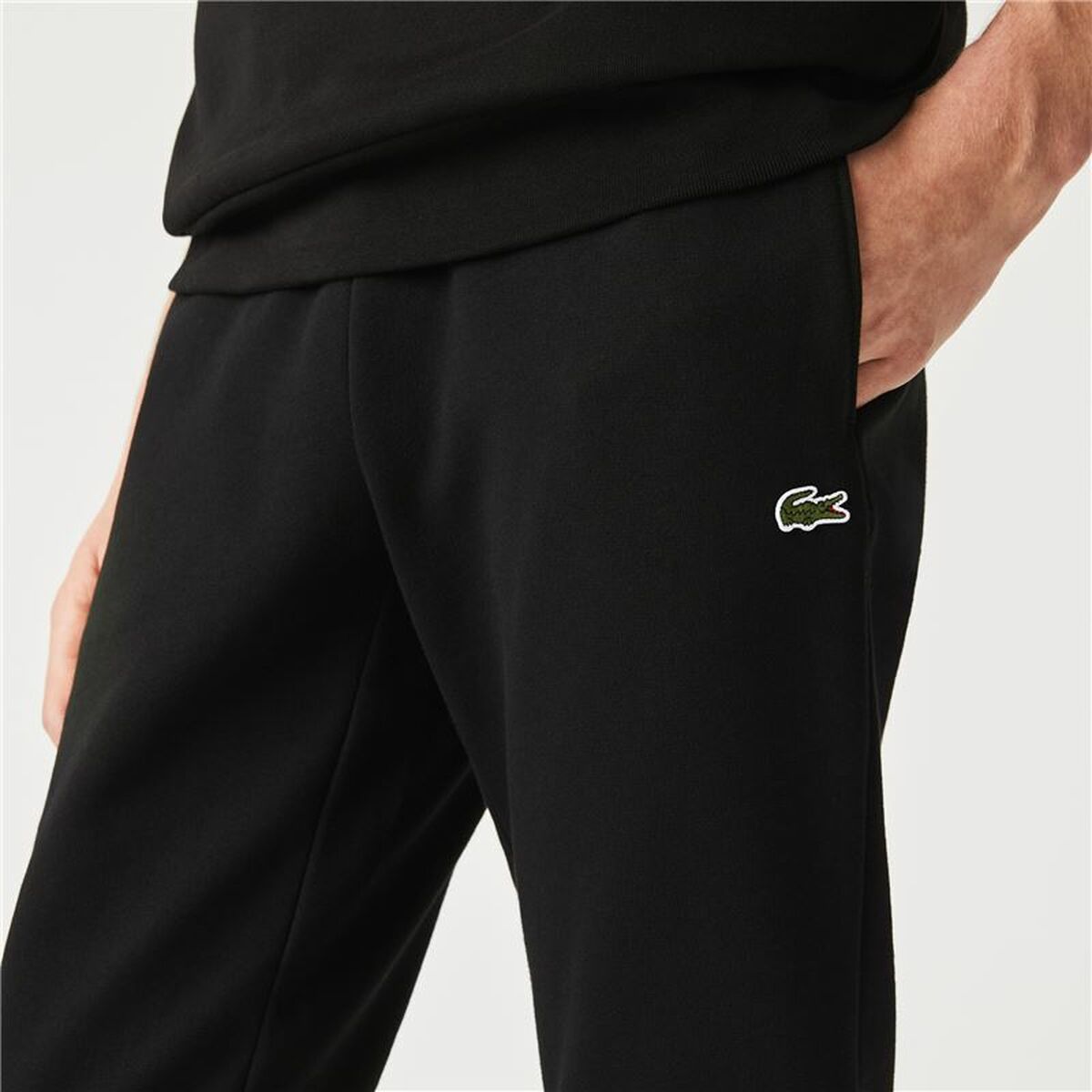 Pantalone Lungo Sportivo Lacoste Nero Uomo