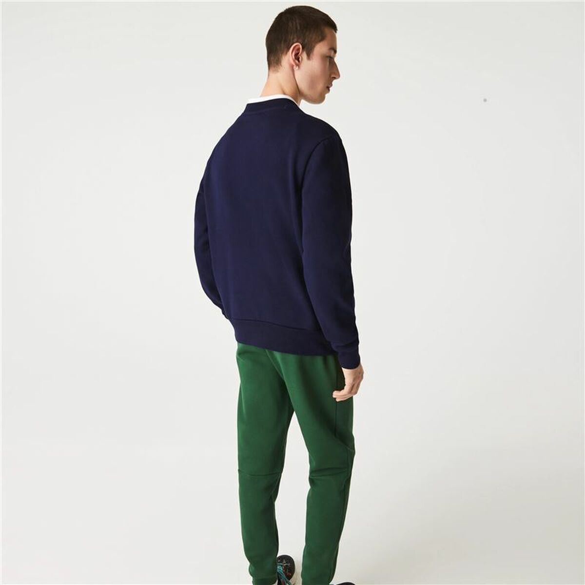 Felpa senza Cappuccio Uomo Lacoste Blu scuro