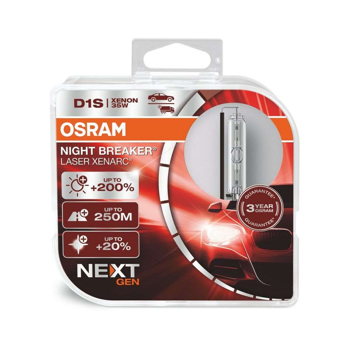 Lampadina per Auto Osram 66140XNN-HCB                    35 W (2 Pezzi)