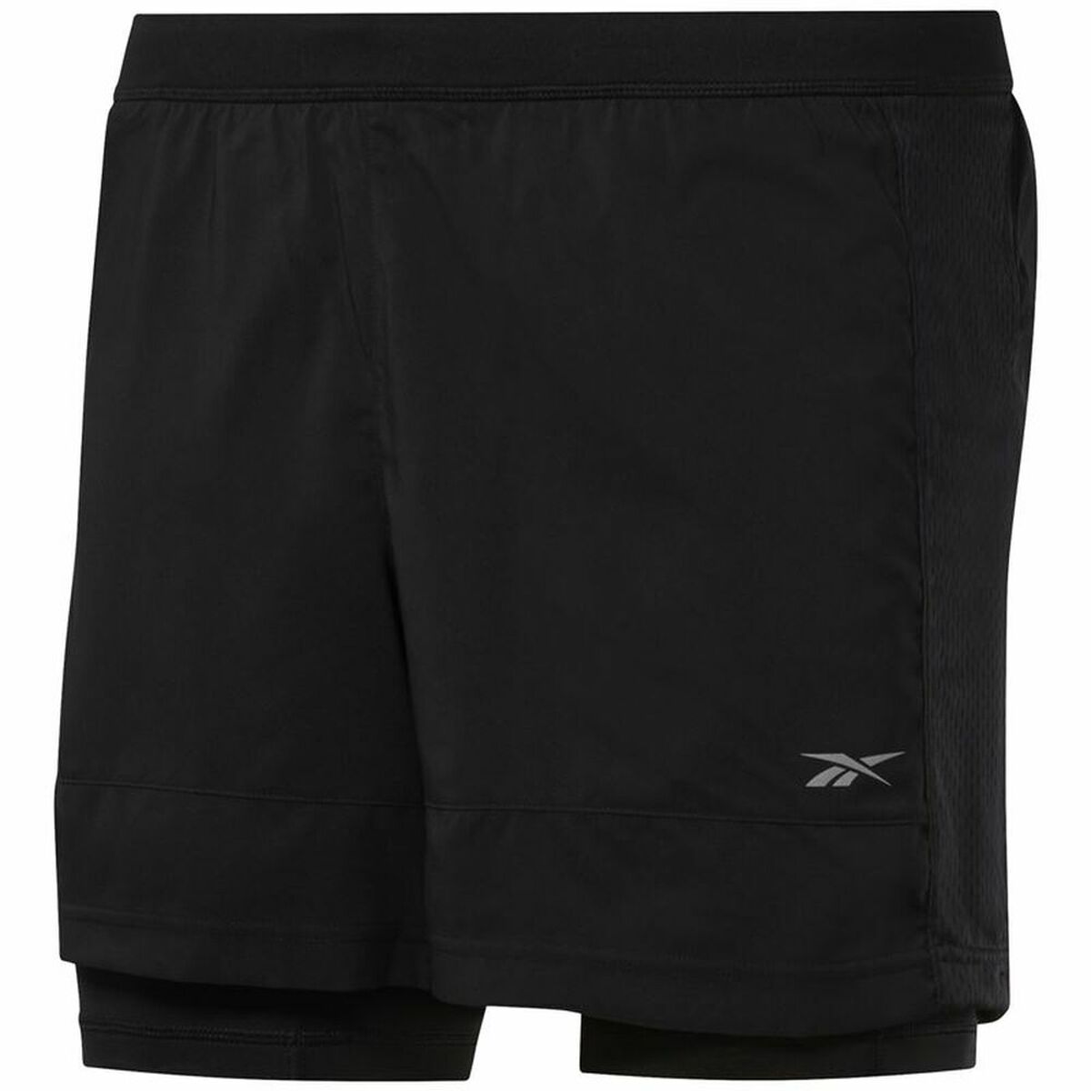Pantaloni Corti Sportivi da Uomo Reebok Running Essentials Nero
