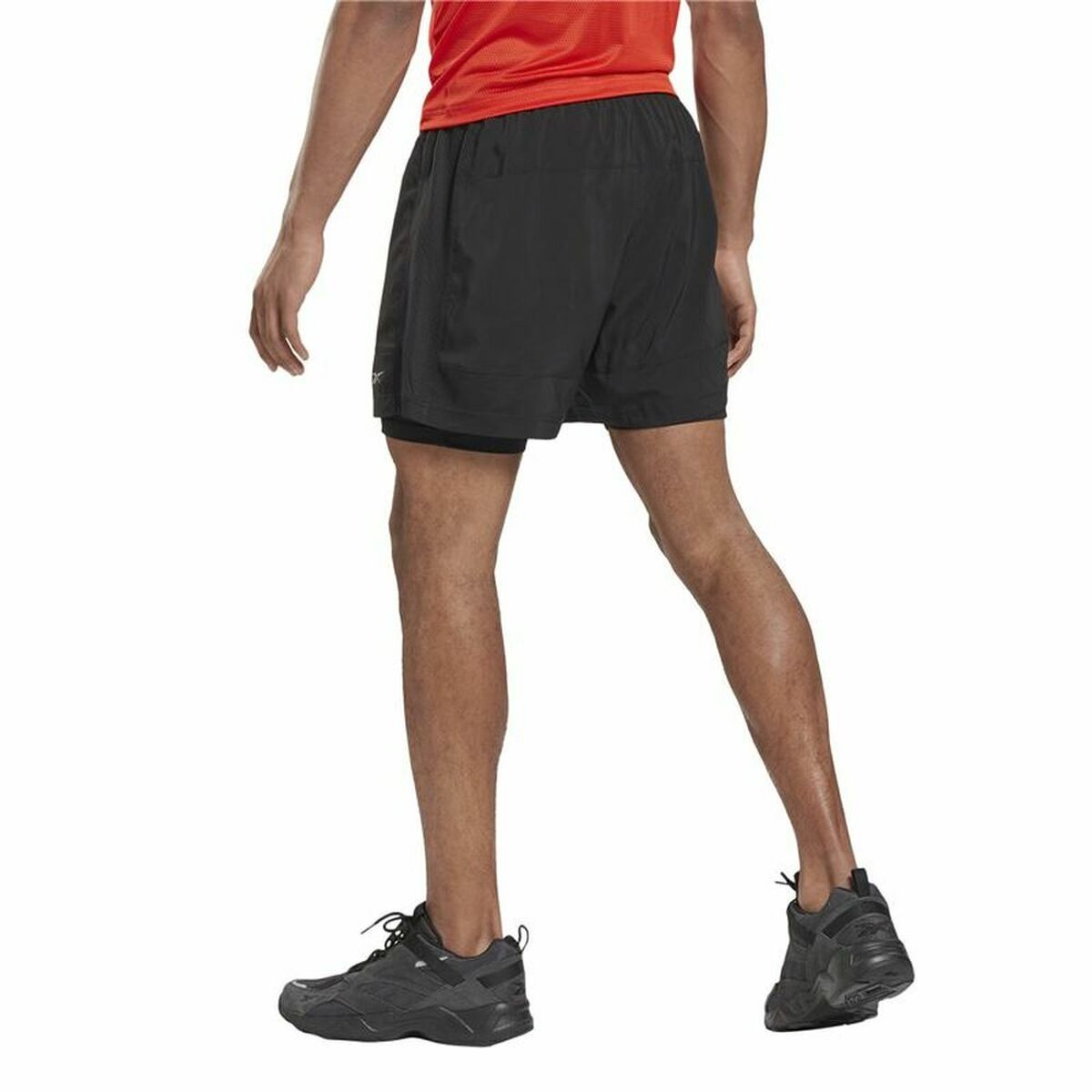 Pantaloni Corti Sportivi da Uomo Reebok Running Essentials Nero