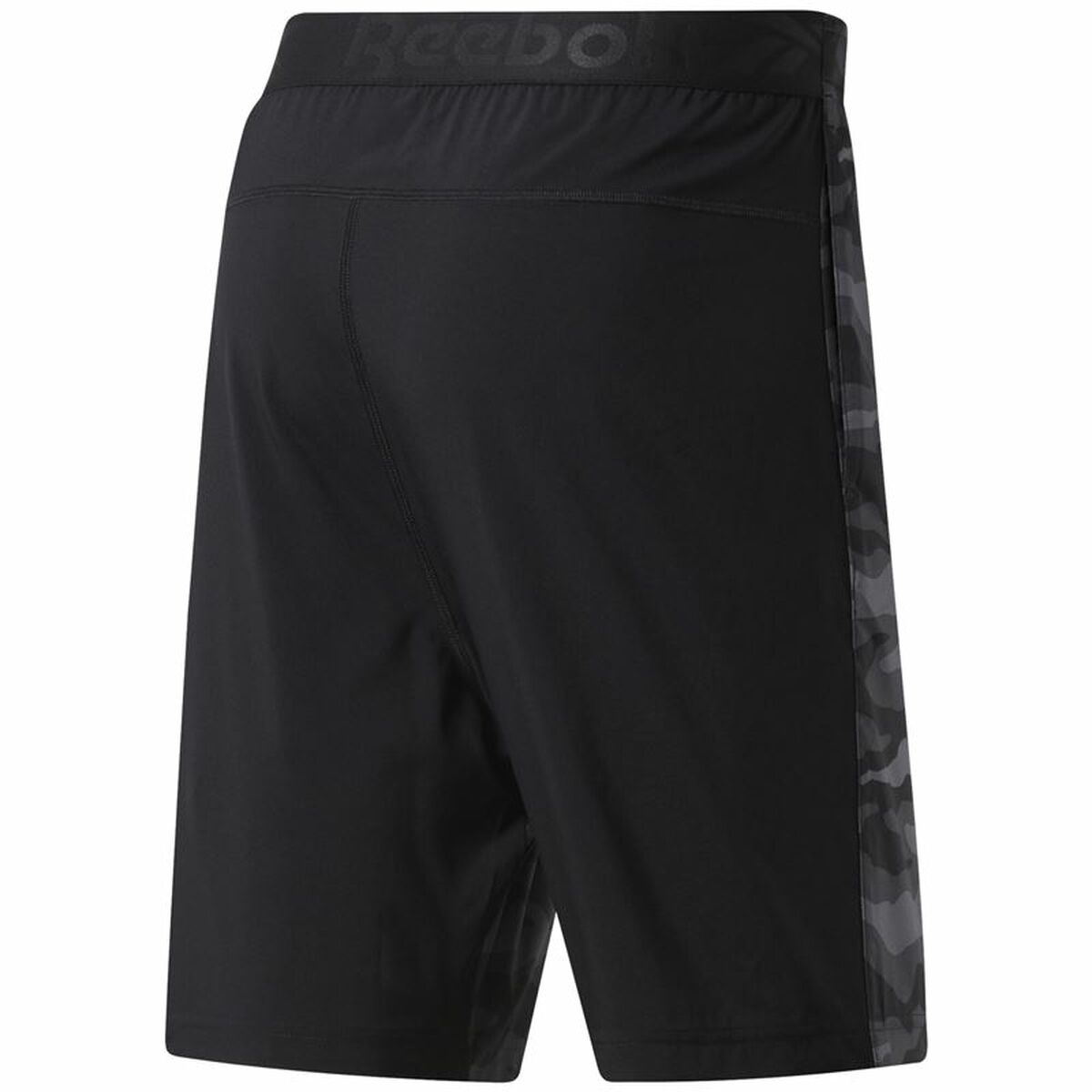 Pantaloni Corti Sportivi da Uomo Reebok Workout Ready Graphic Nero