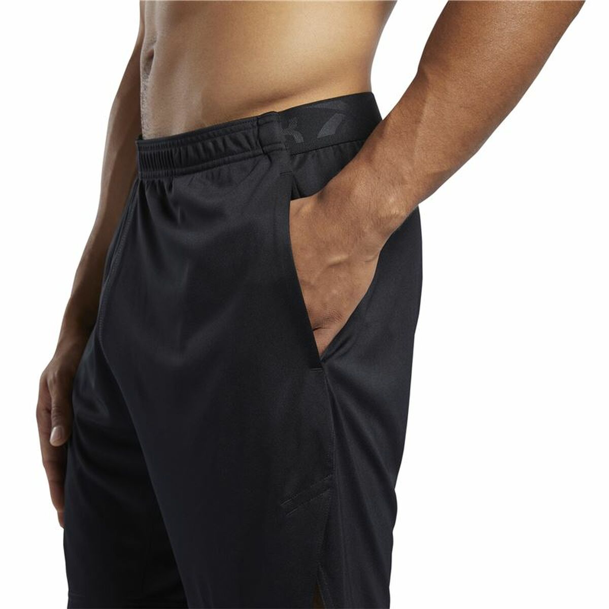Pantaloni Corti Sportivi da Uomo Reebok Workout Ready Nero
