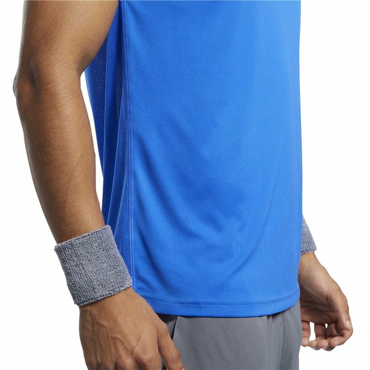 Maglia a Maniche Corte Uomo Reebok Workout Ready Tech Azzurro