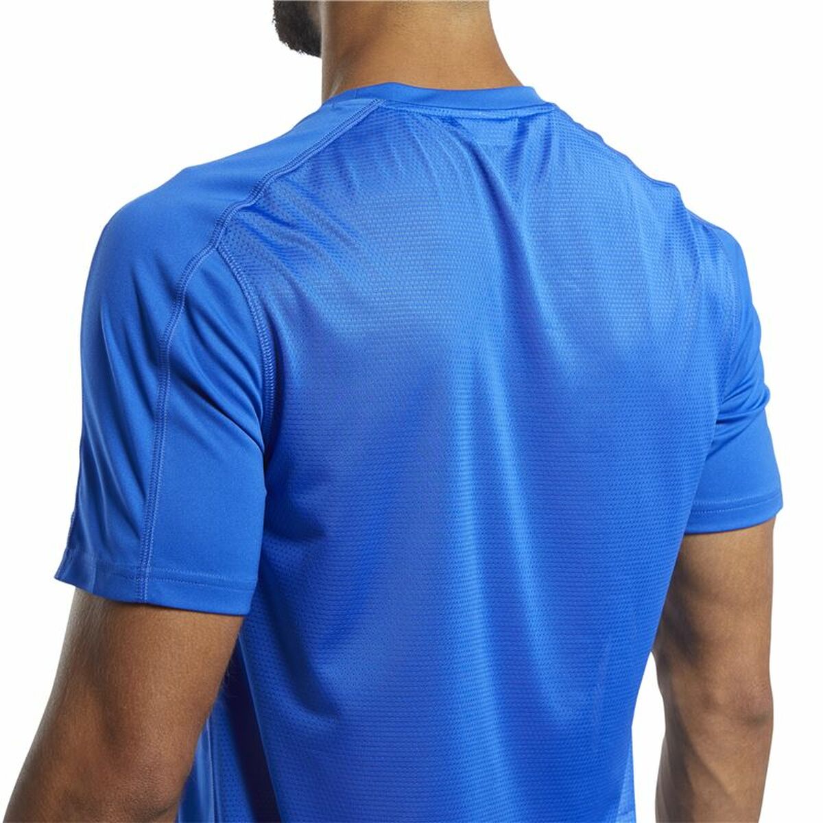 Maglia a Maniche Corte Uomo Reebok Workout Ready Tech Azzurro