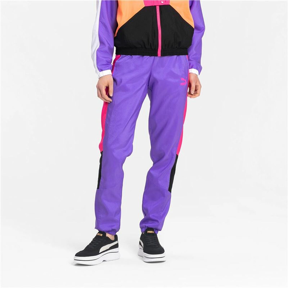 Pantalone di Tuta per Adulti Puma TFS OG Retro Pants Luminous Donna Porpora