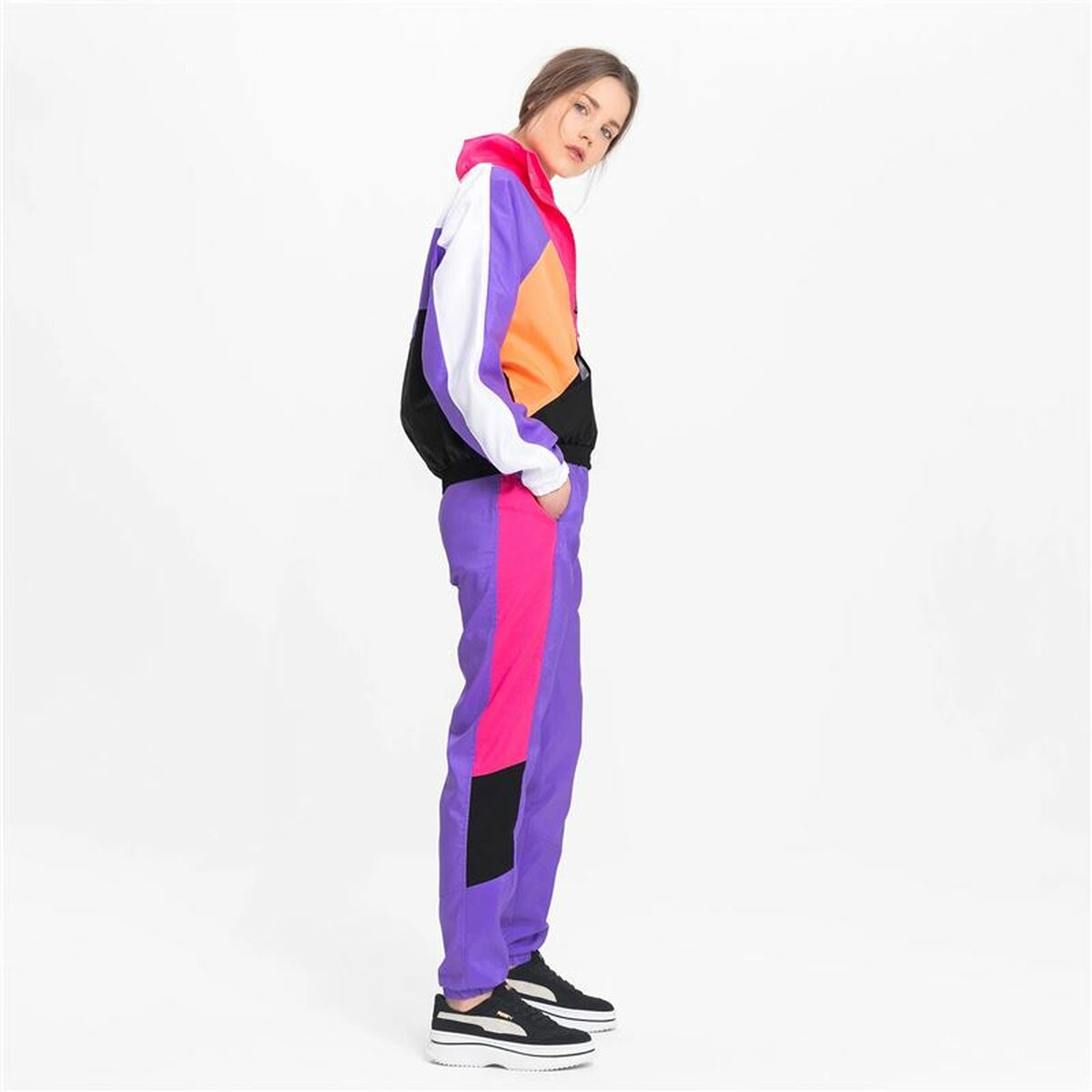 Pantalone di Tuta per Adulti Puma TFS OG Retro Pants Luminous Donna Porpora