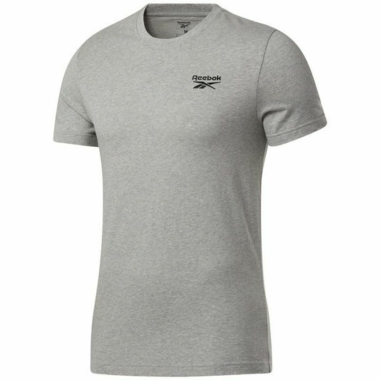 Maglia a Maniche Corte Uomo Reebok Identity Grigio