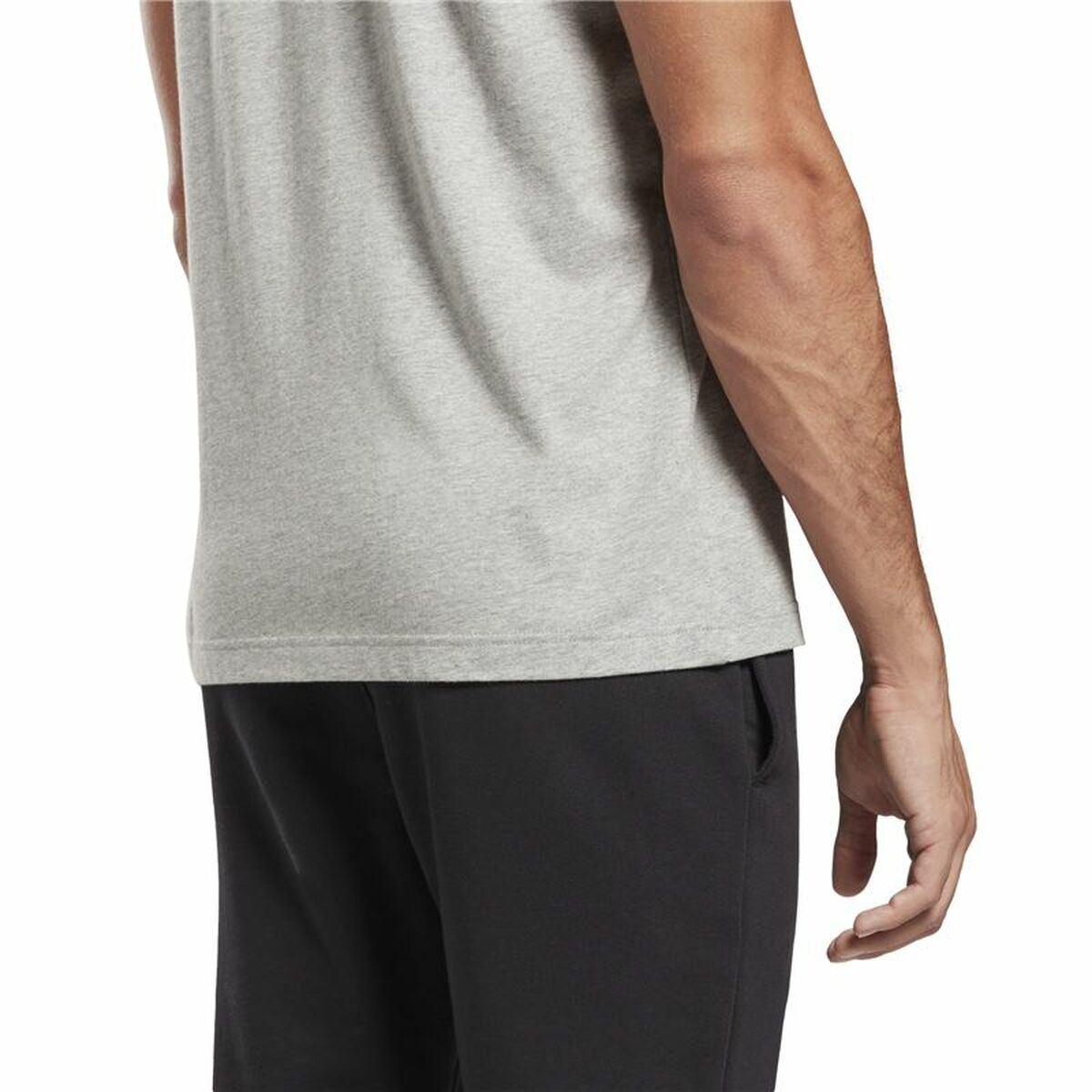 Maglia a Maniche Corte Uomo Reebok Identity Grigio
