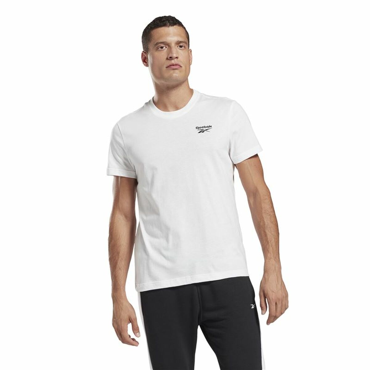 Maglia a Maniche Corte Uomo Reebok Identity Bianco