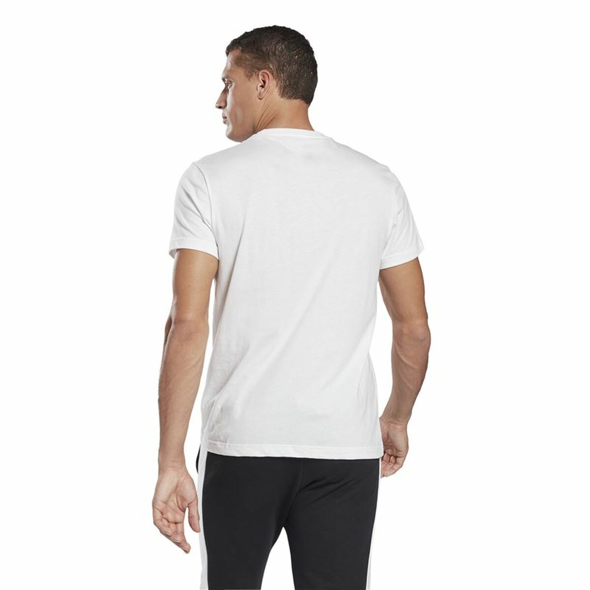 Maglia a Maniche Corte Uomo Reebok Identity Bianco