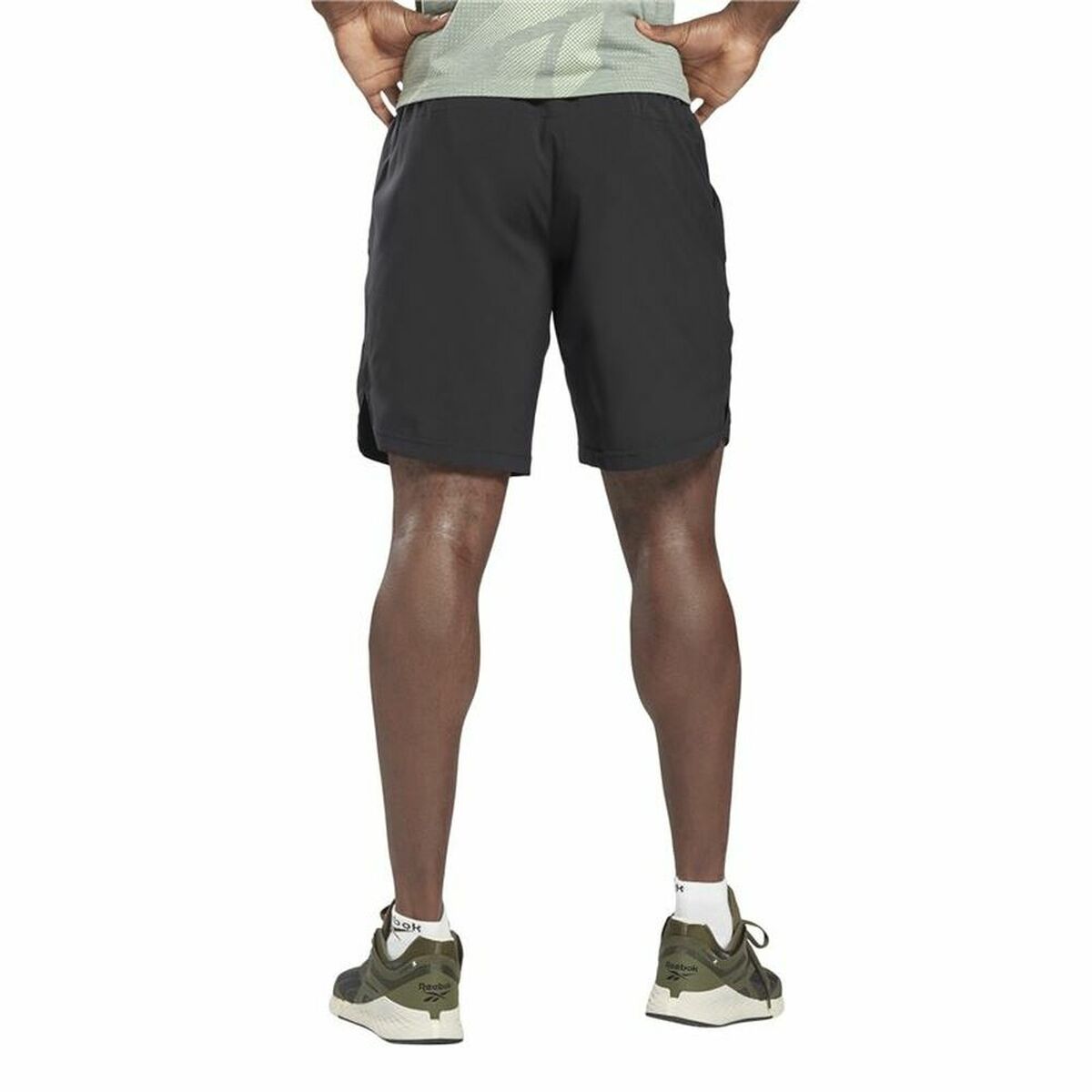 Pantaloni Corti Sportivi da Uomo Reebok Workout Ready Nero