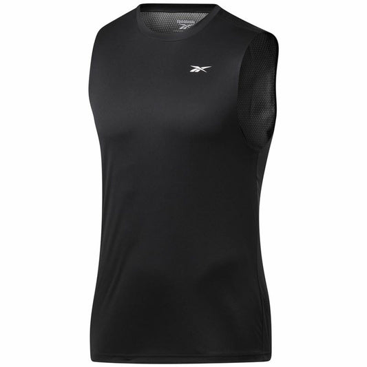 Maglia Smanicata da Uomo Reebok Workout Ready Tech Nero