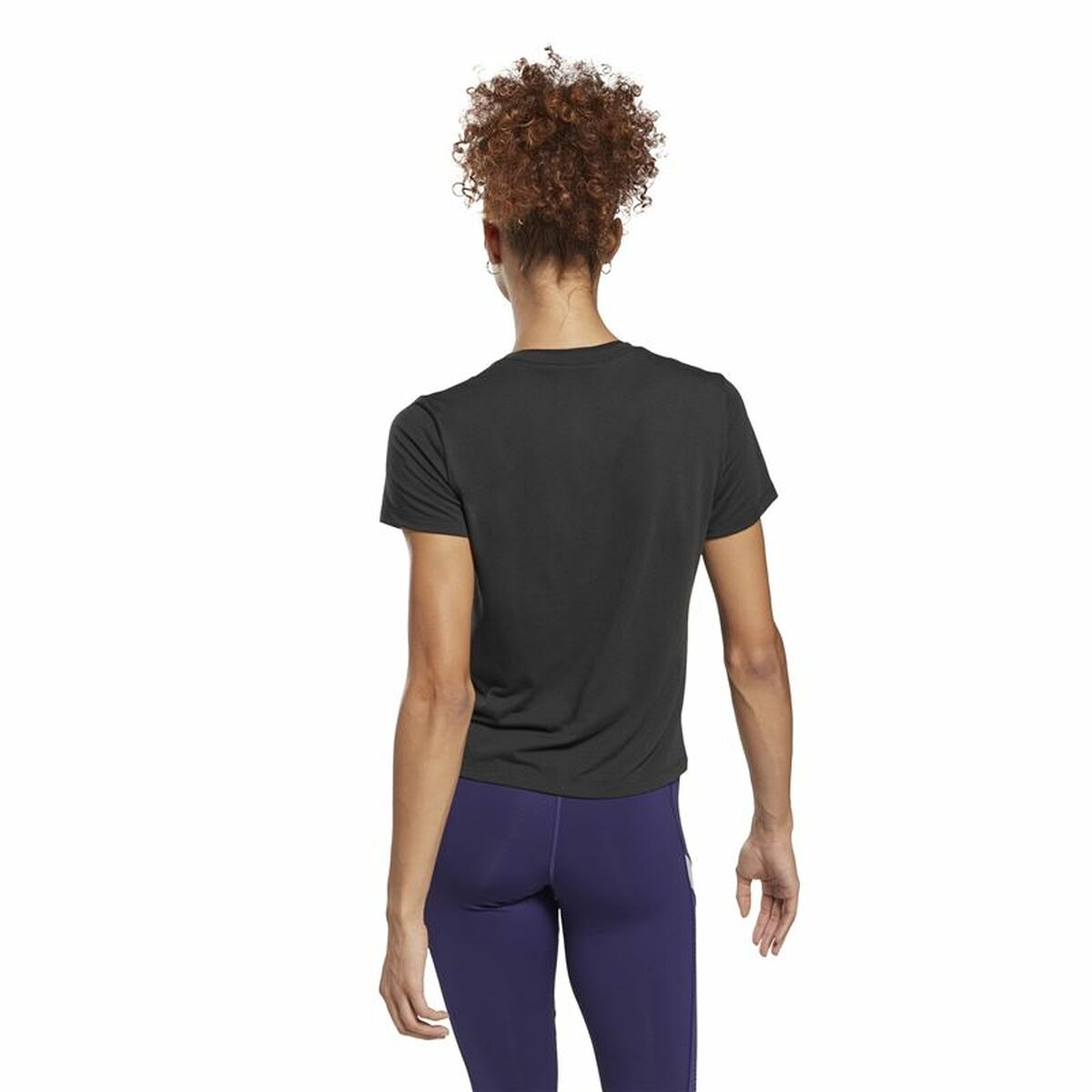 Maglia a Maniche Corte Donna Reebok Workout Ready Supremium Nero