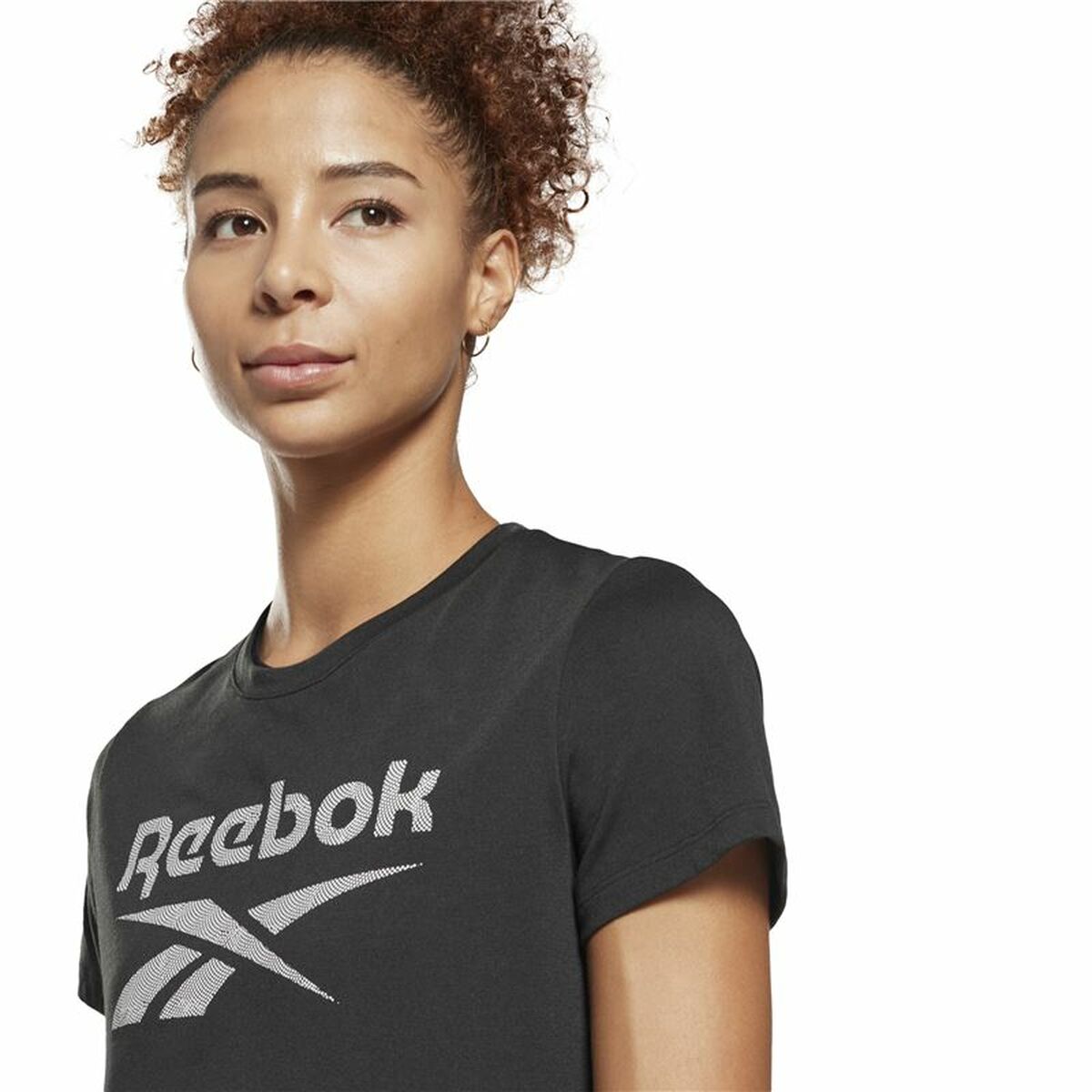 Maglia a Maniche Corte Donna Reebok Workout Ready Supremium Nero