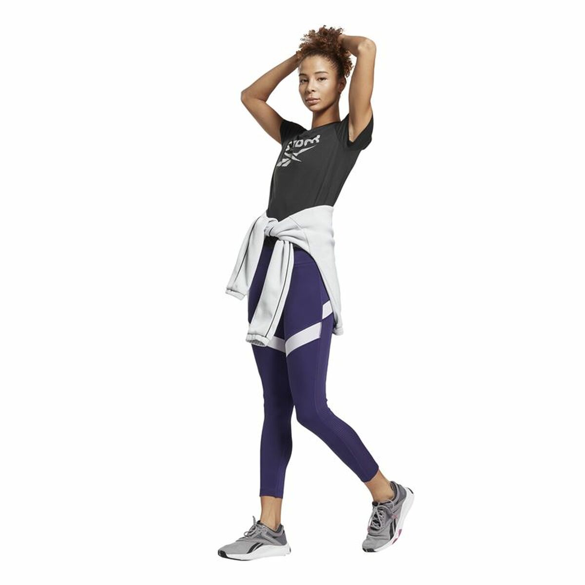 Maglia a Maniche Corte Donna Reebok Workout Ready Supremium Nero