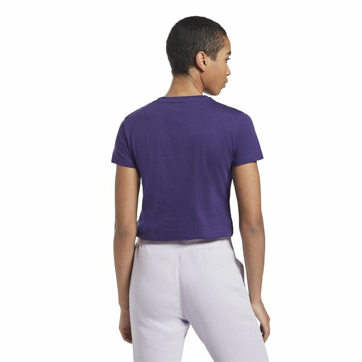 Maglia a Maniche Corte Donna Essentials Graphic Reebok Viola
