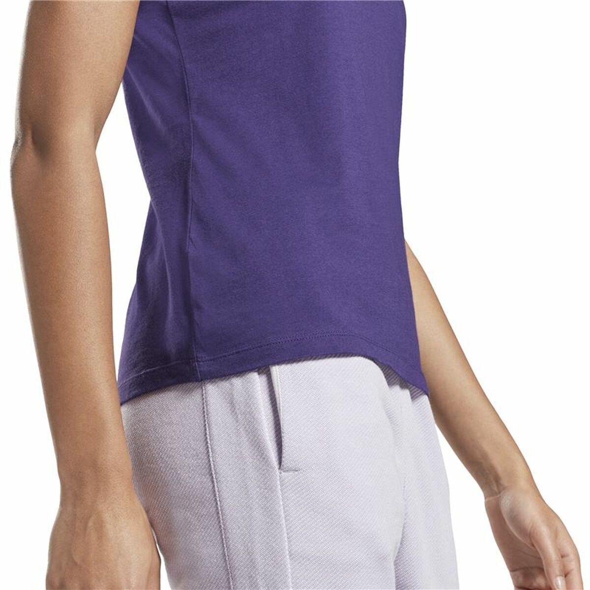 Maglia a Maniche Corte Donna Essentials Graphic Reebok Viola