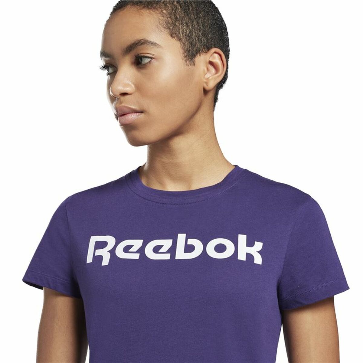 Maglia a Maniche Corte Donna Essentials Graphic Reebok Viola