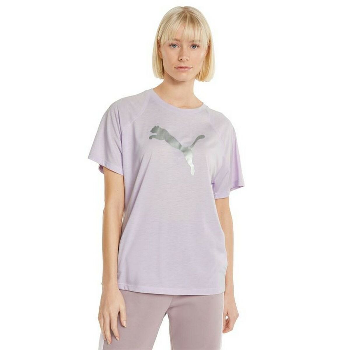 Maglia a Maniche Corte Donna Puma Evostripe