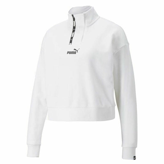 Felpa senza Cappuccio Donna Puma Tape Half-Placket W