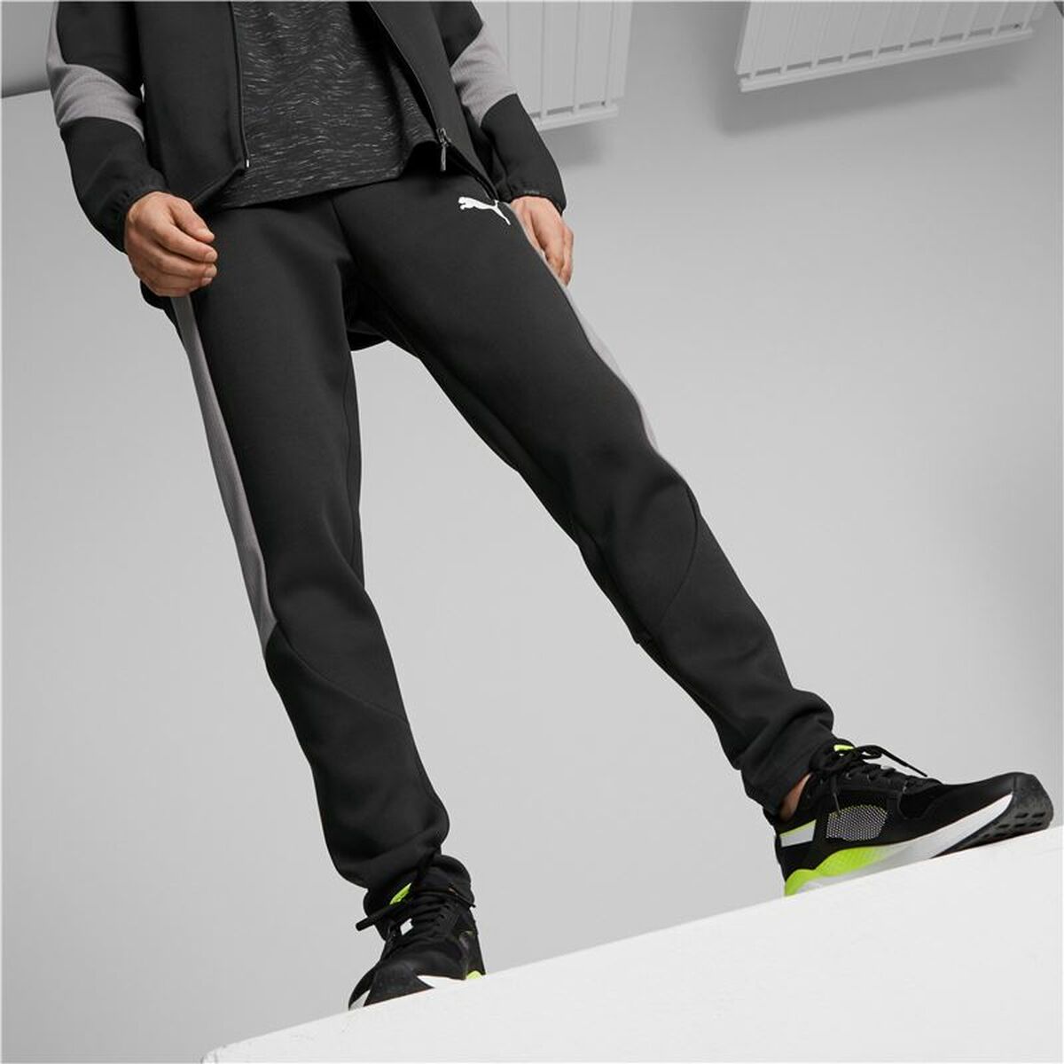 Pantalone Lungo Sportivo Puma Nero Uomo