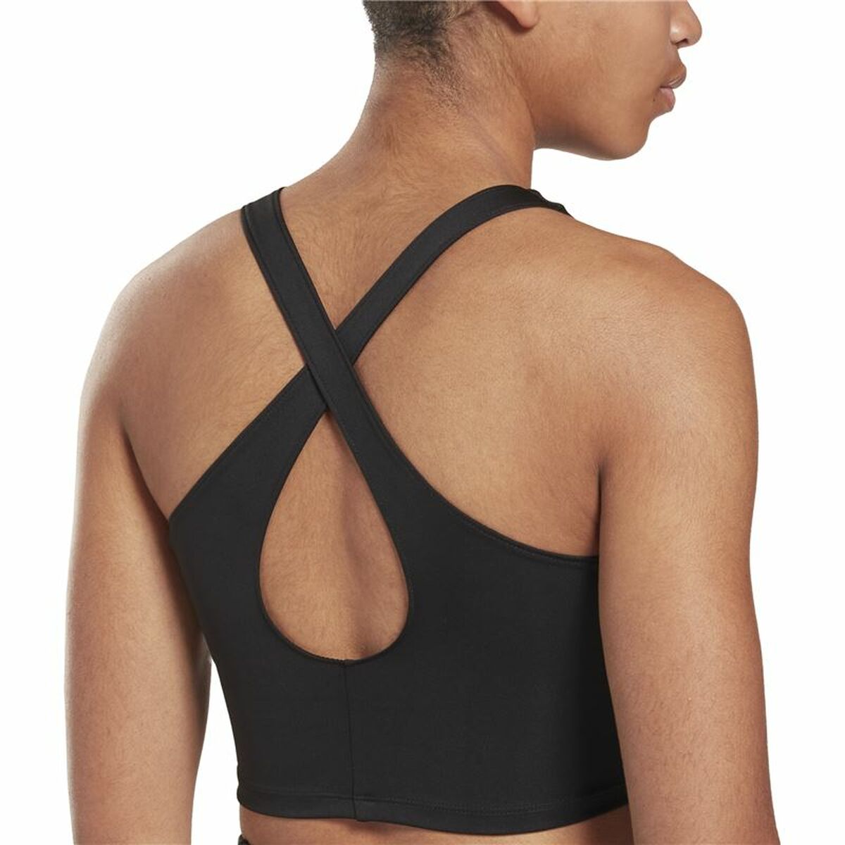 Reggiseno Sportivo Reebok Yoga Floral Nero