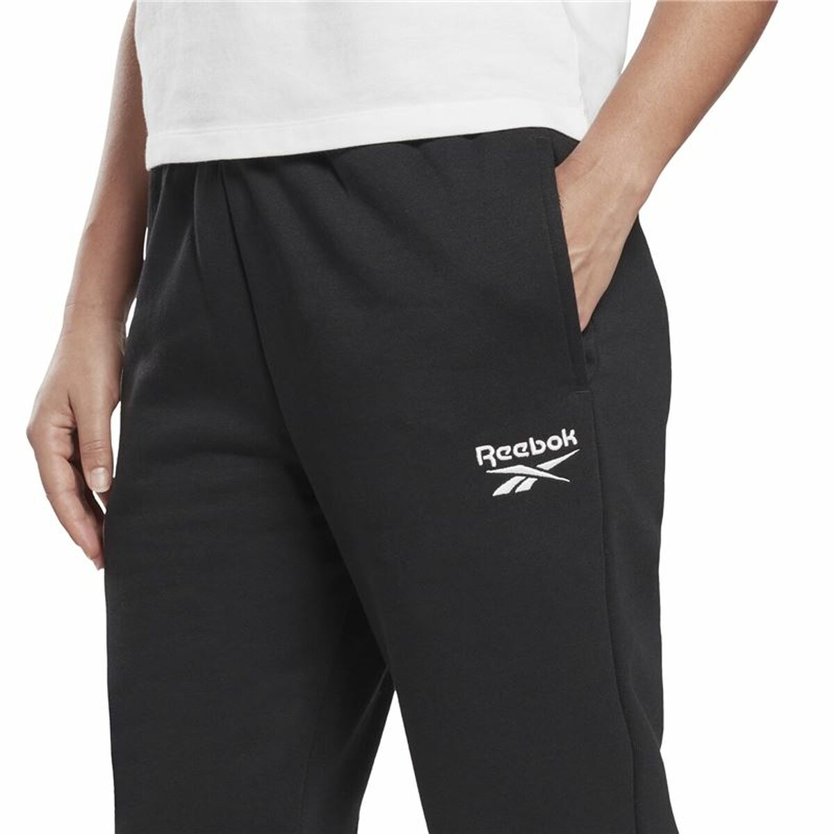 Pantalone Lungo Sportivo Reebok Tape Pack Donna Nero